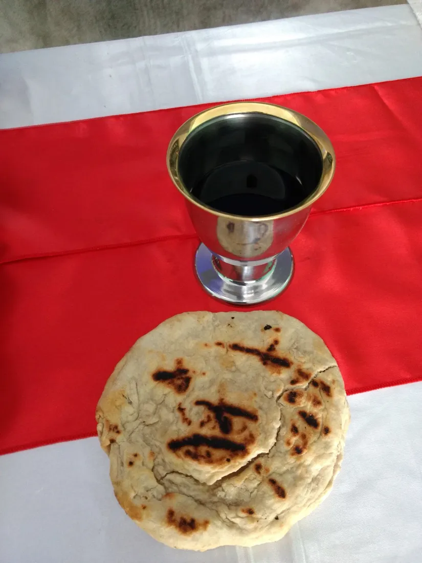 Pan y copa de la Santa Cena