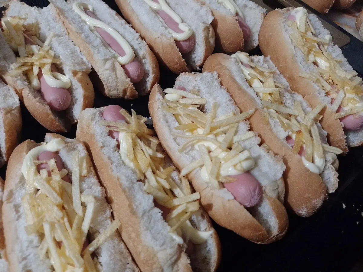 Panchos preparados para la merienda