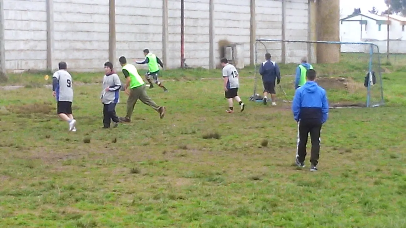 Jugada durante el partido