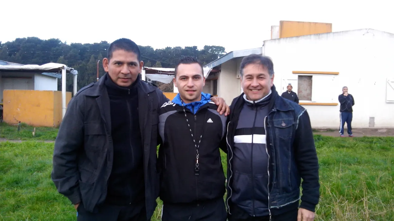 Capellanes y el árbitro del torneo